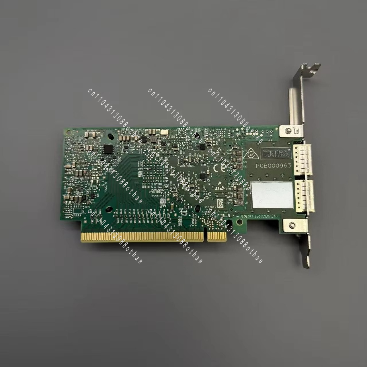 100Gbe Qsfp28 Network Card - MCX416A-CCAT CX416A การ์ดเชื่อมต่อเครือข่ายเซิร์ฟเวอร์แบบใช้สาย 100GbE พอร์ตคู่ QSFP28