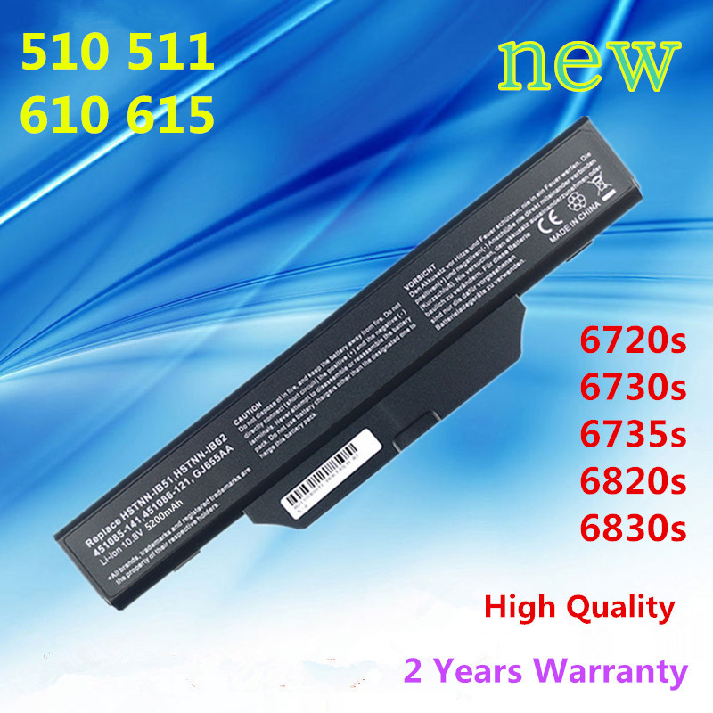 Gold 6248R - แบตเตอรี่แล็ปท็อป HSTNN-IB51/LB51/IB62/OB62ใหม่สำหรับ HP COMPAQ 510 550