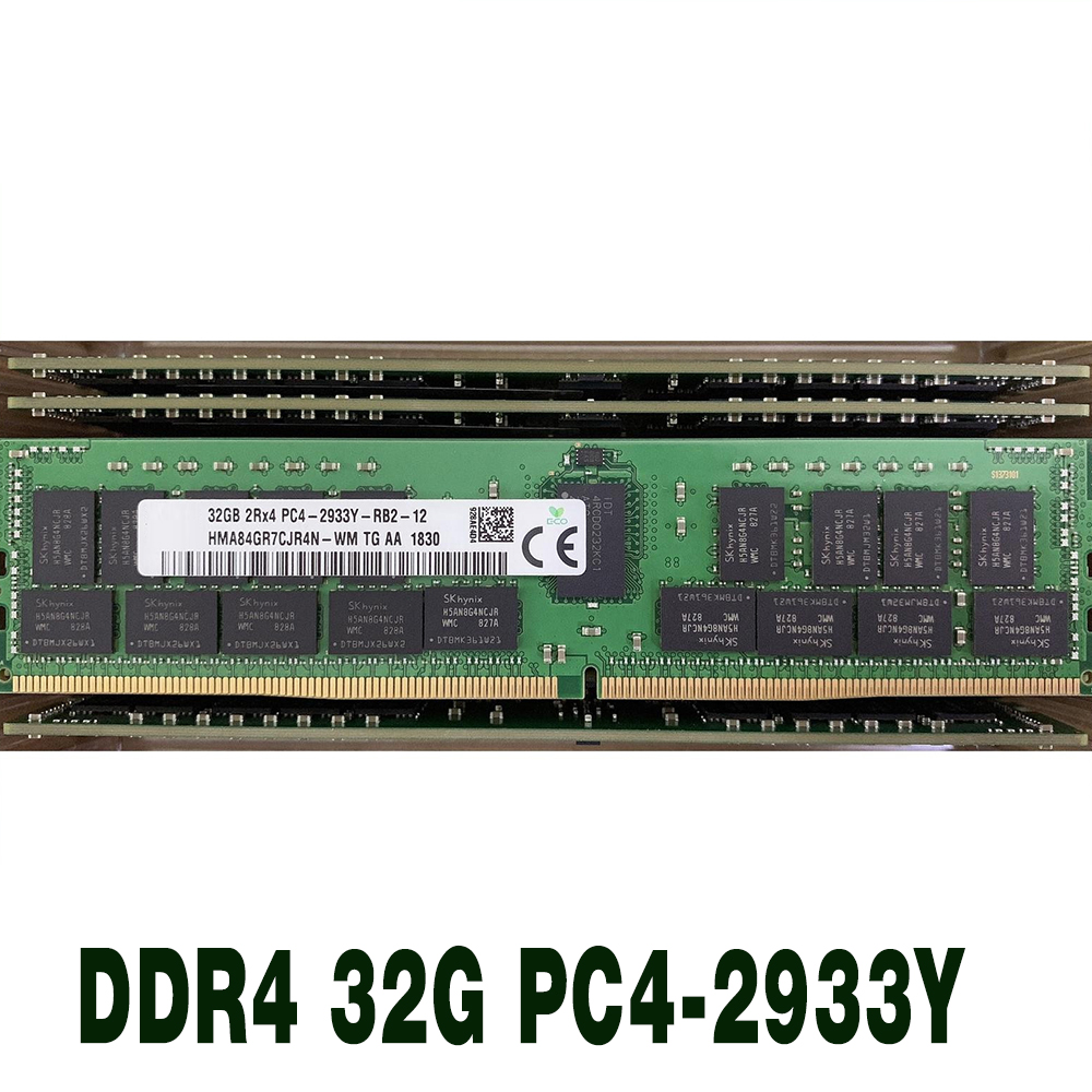 32Gb 2Rx4 Pc4 2933Y - 1 ชิ้น RAM 32GB HMAA4GR7MJR8N-WM หน่วยความจำเซิร์ฟเวอร์คุณภาพสูงเรือเร็ว