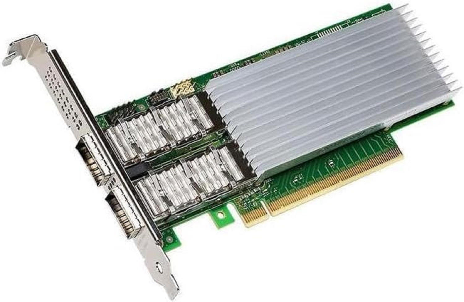 การ์ดเครือข่ายแบบรวมพอร์ตคู่ 1 - 100Gbe Qsfp28 Network Card บทวิจารณ์และราคา