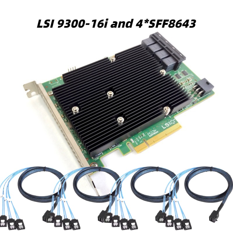 การ์ดอะแดปเตอร์ LSI SAS 9300-1 - Lsi 9300 16I Hba It Mode บทวิจารณ์และราคา