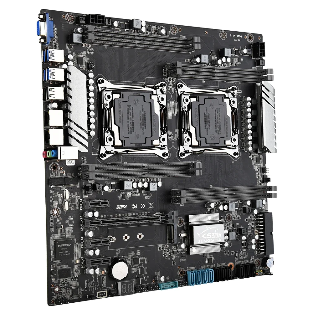 X99 Dual เมนบอร์ดชุด 2 * E5 26 - E5 2699 V4 บทวิจารณ์และราคา