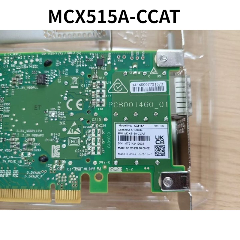 MCX515A-CCAT เมลลาน็อกซ์ คอนเน - 100Gbe Qsfp28 Network Card บทวิจารณ์และราคา