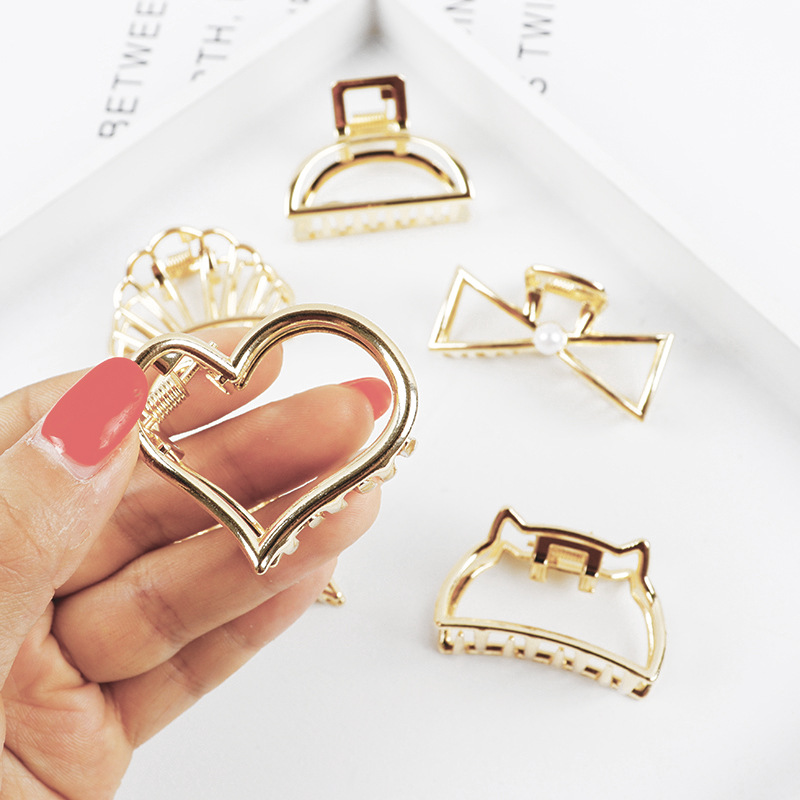 ขนาดเล็ก Minimalist ผม Claw คล - Gold 6138 บทวิจารณ์และราคา