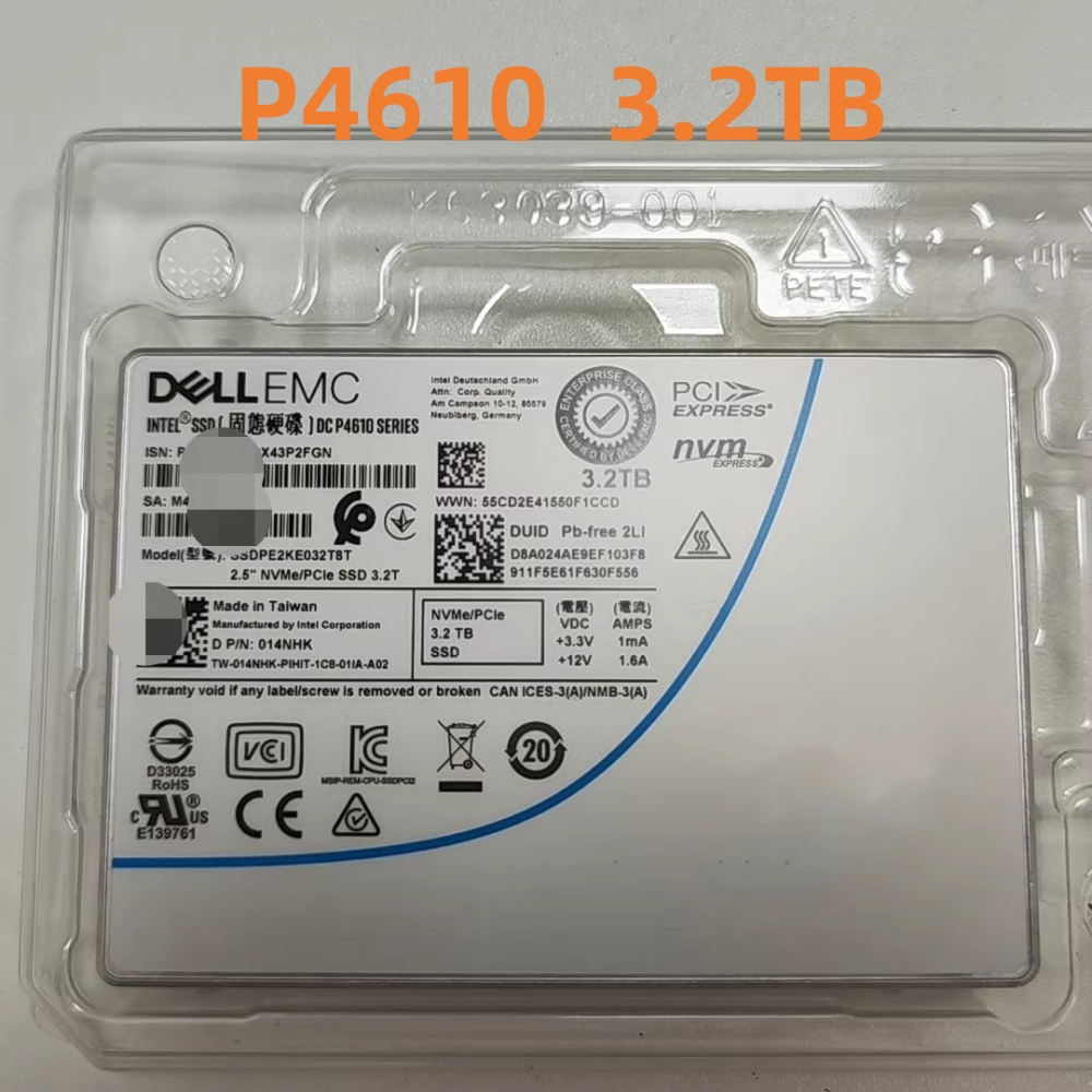 Original DC P4610 Series 1.6TB - U.2 Nvme Ssd 7.68Tb บทวิจารณ์และราคา