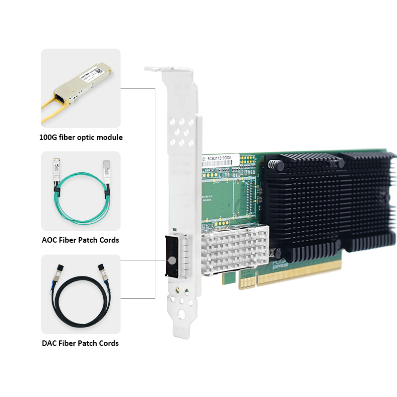 LR-LINK 1019PF-QSFP28 PCIe x16 - 100Gbe Qsfp28 Network Card บทวิจารณ์และราคา