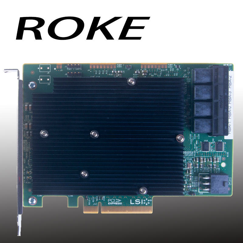LSI SAS 9300-16I อะแดปเตอร์12ก - Lsi 9300 16I Hba It Mode บทวิจารณ์และราคา