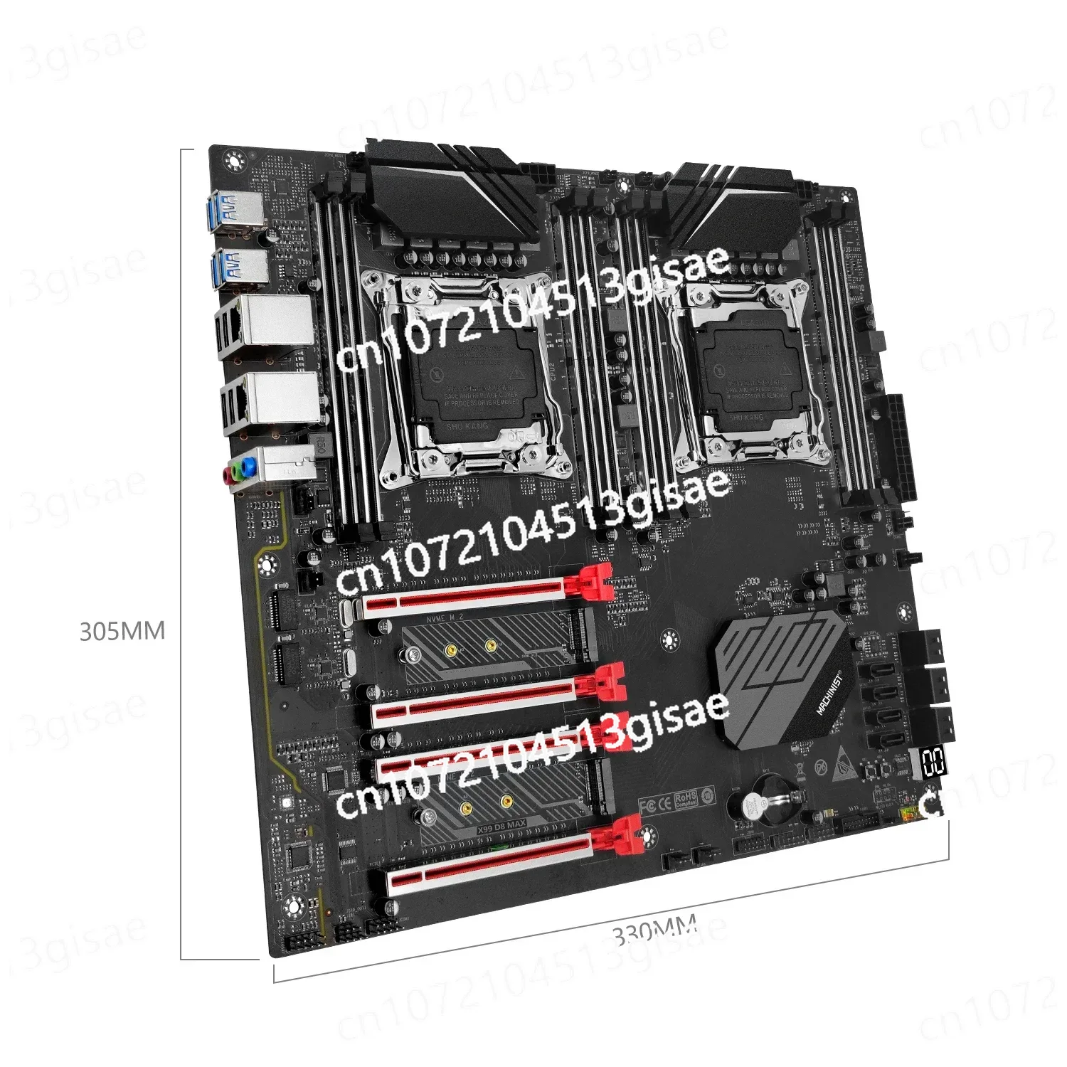 ชุดเมนบอร์ด Mechanic X99 D8 MA - E5 2699 V4 บทวิจารณ์และราคา